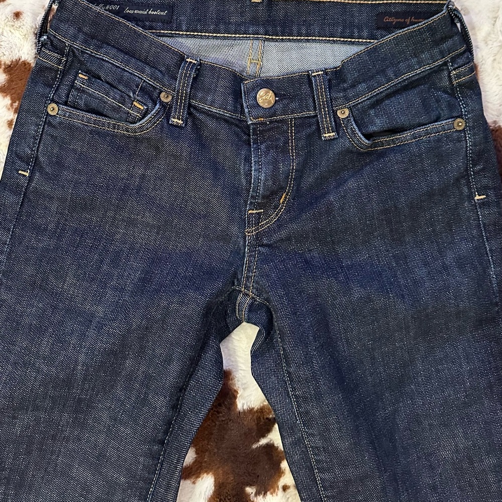 Citizens Of Humanity Dark Blue Boot Cut Jeans